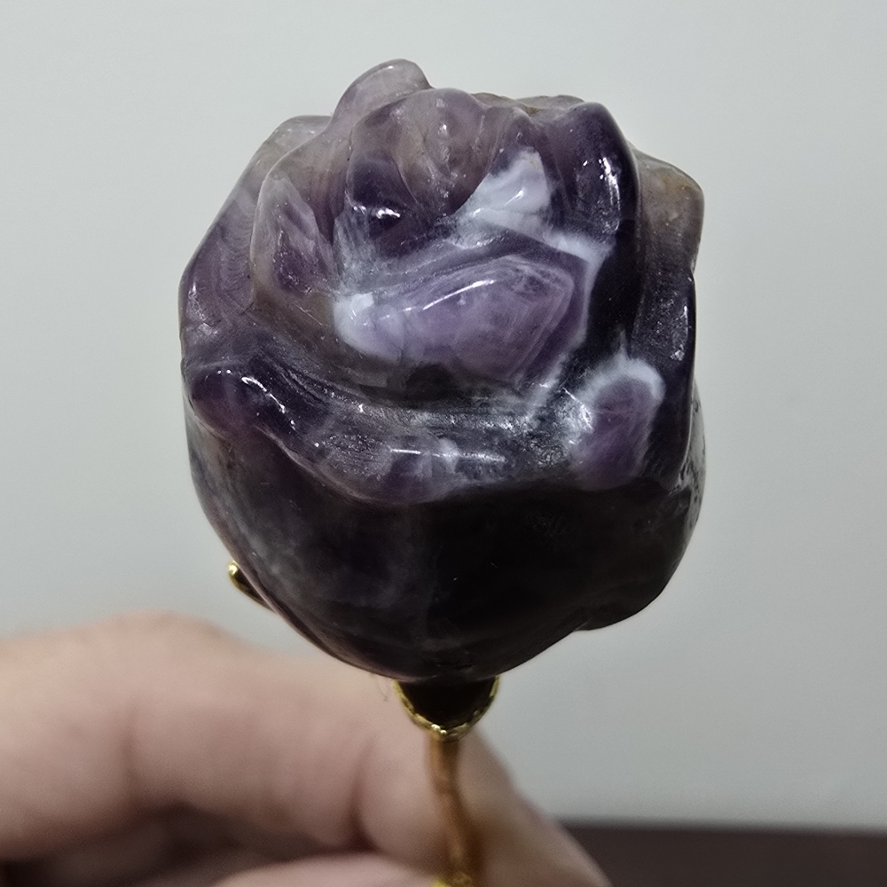 Amethyst Crystal Rose - Picture 9 of 11